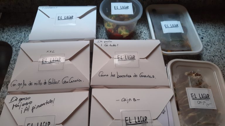 Menú de Gofio en casa. Gofio. Madrid.