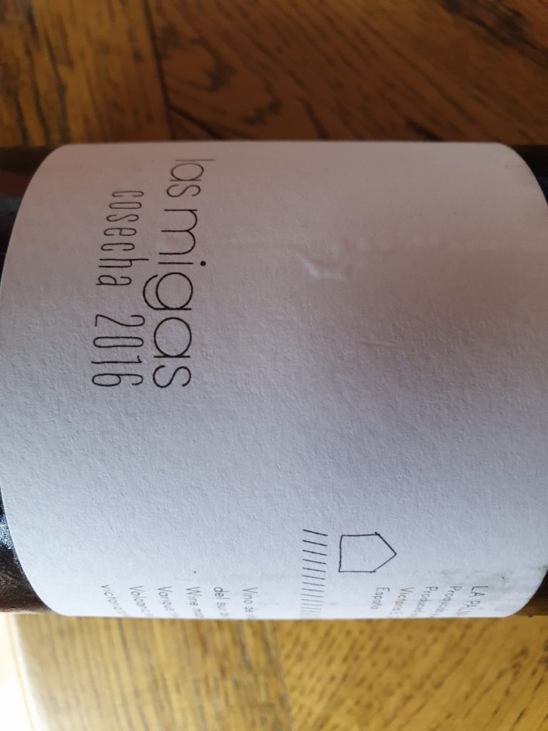 Las Migas Cosecha 2016. Victoria E. Torres Peci. La Palma. Canarias.