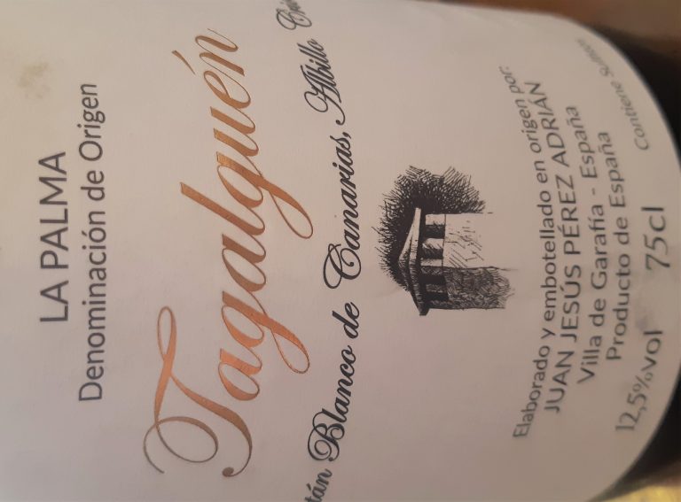 Tagalguén Blanco. DO La Palma.