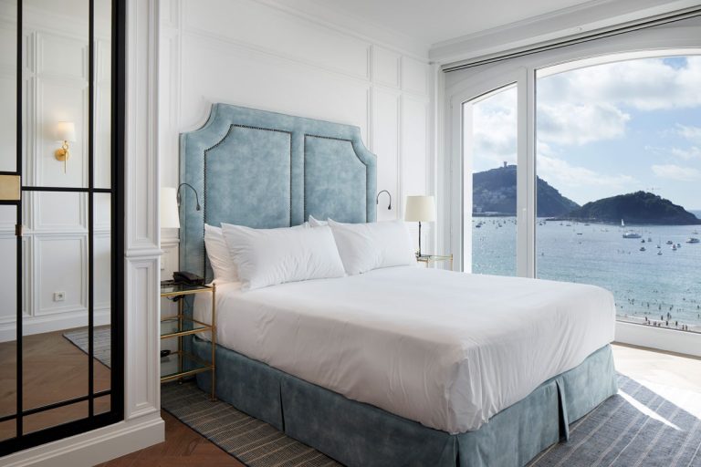 Amelia y Da Filippo (Donosti): nuevos tiempos; nuevas formas Habitación Panorámica. Hotel Villa Favorita. Donosti.