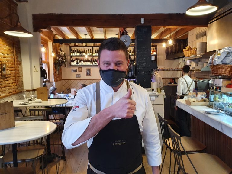 Bodega Amposta (Barcelona), ¡barrio “power”! Chema Martínez. Bodega Amposta. Barcelona. Foto: Xavier Agulló.